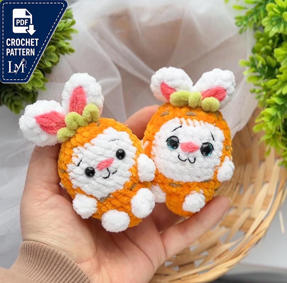Crochet pattern Bunny-Carrot